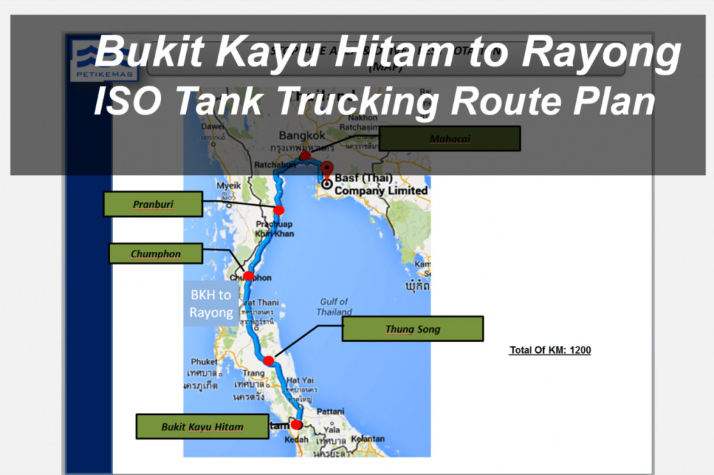 ISO Tank trucking route plan