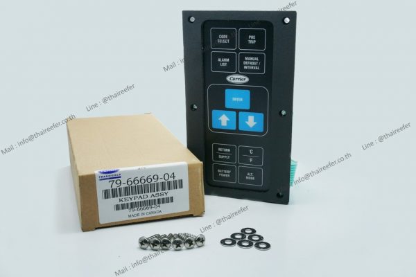 Click to enlarge Keypad Assy Part No. 79-66669-04