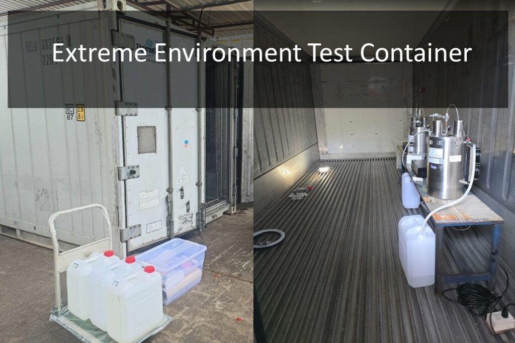 reefer container extreme environment test