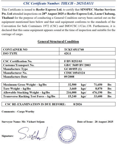 csc plate recertification