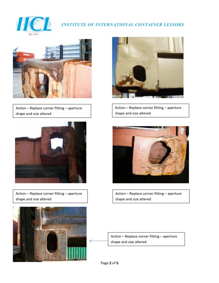 shipping container corner casting