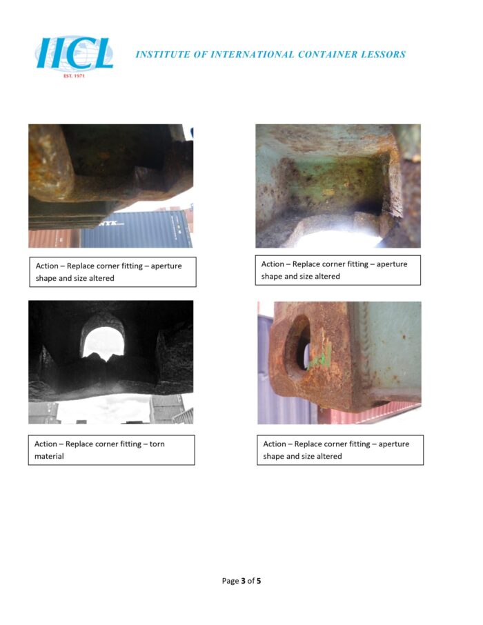 shipping container corner casting