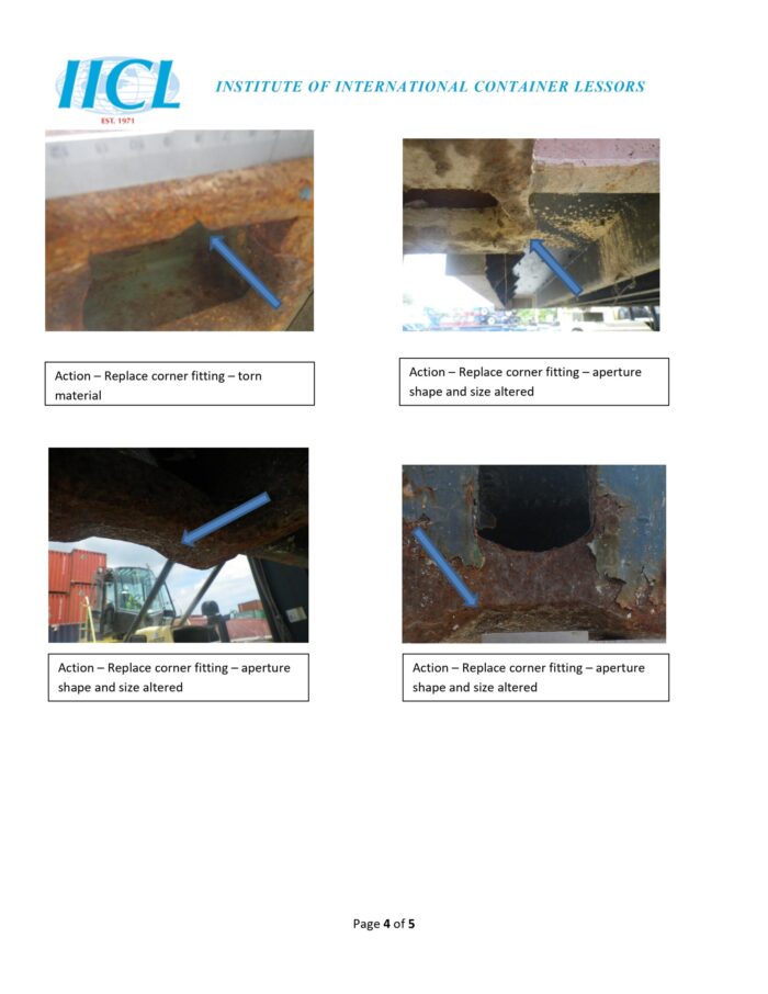 shipping container corner casting