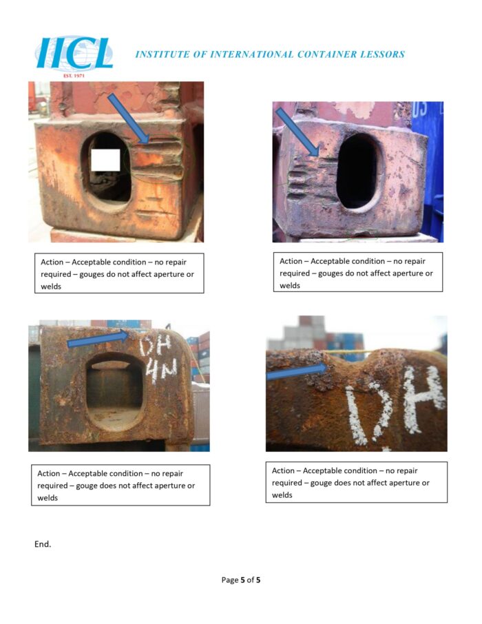shipping container corner casting